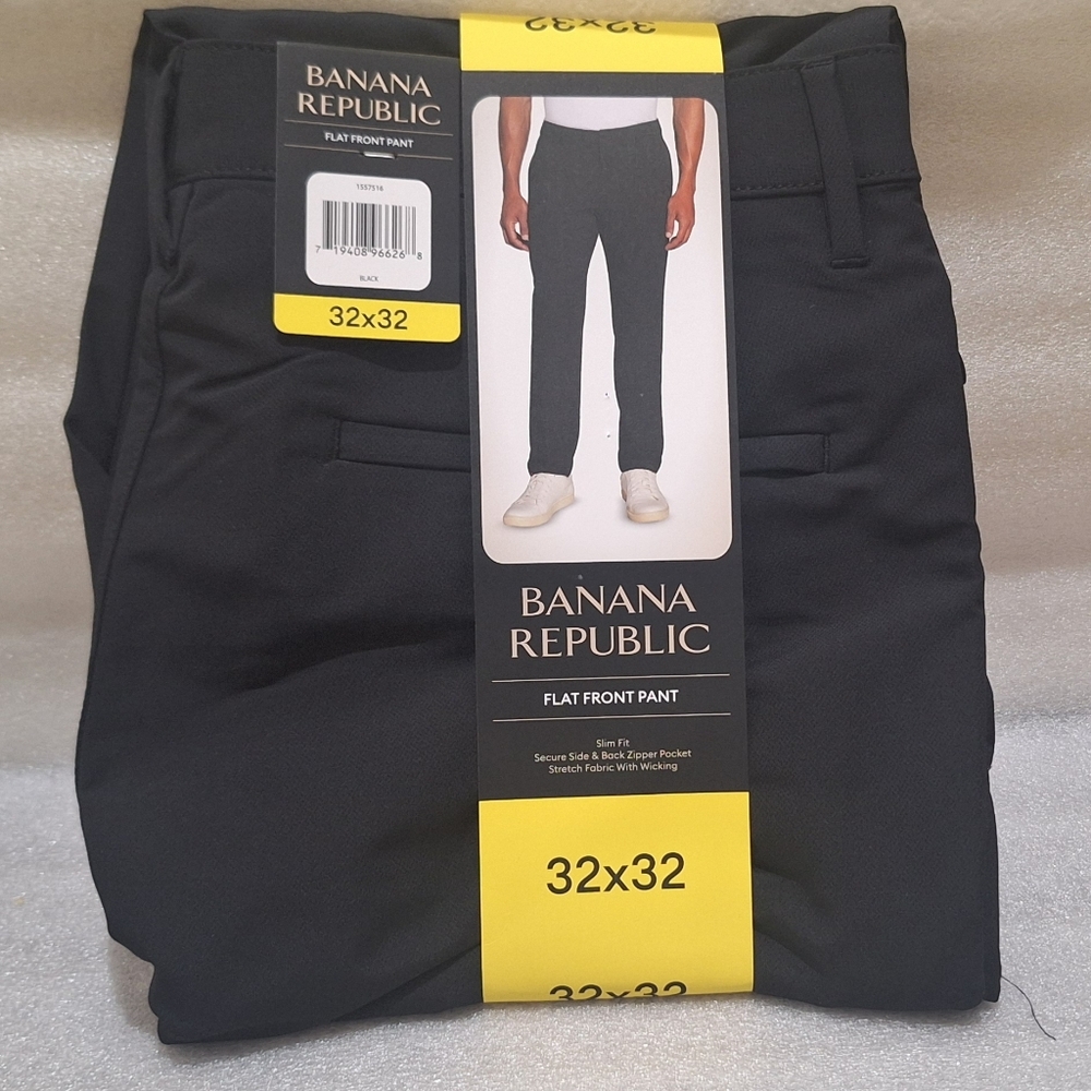 Banana Republic Men's Flat Front Pants